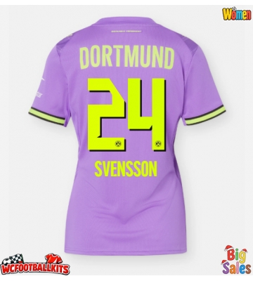 Borussia Dortmund Daniel Svensson #24 Replica Third Stadium Shirt for Women 2026-27 Short Sleeve